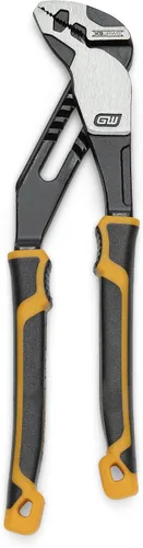 Miniatura 8 de GEARWRENCH Juego de alicates de mandíbula recta de lengüeta y ranura de material dual PITBULL K9 de 8", 10" y 12" - 82205CAZ