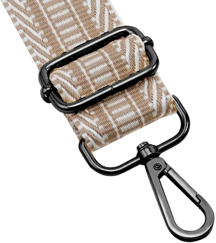 Miniatura 16 de ZOOEASS Hebillas de níquel Correa ancha para el hombro ajustable de repuesto para cinturón de pistola, hebilla de guitarra estilo bandolera