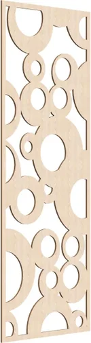 Miniatura 39 de Farwell Paneles de pared decorativos de madera con calado, 13 3/8 pulgadas de ancho x 34 3/8 pulgadas de alto x 1/4 de alto, roble rojo rojo