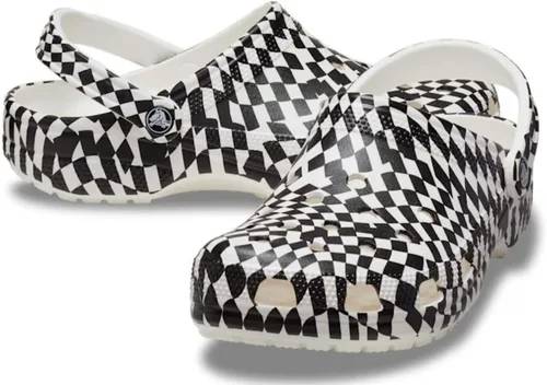 Miniatura 2 de Crocs Clogs Clásicos Gráficos para Adultos Unisex, cuadriculado, 7, mujer/5, hombre