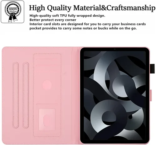 Miniatura 7 de Funda para iPad Mini6 (8.3 pulgadas, versión 2021) iPad Mini 6ª generación, funda protectora delgada con función atril, función de encendido y Playa