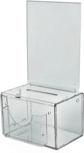 Miniatura 4 de Azar - Caja de lotería, transparente, extra grande Claro