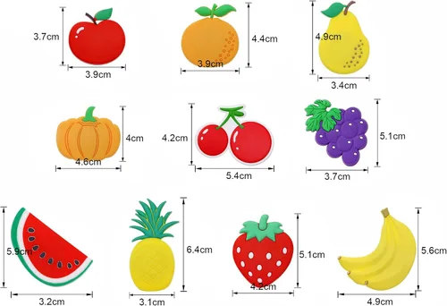 Miniatura 2 de Penta Angel Imanes de goma para refrigerador, 10 unidades, imanes grandes para refrigerador, calcomanías para pizarra blanca para oficina, gabinete