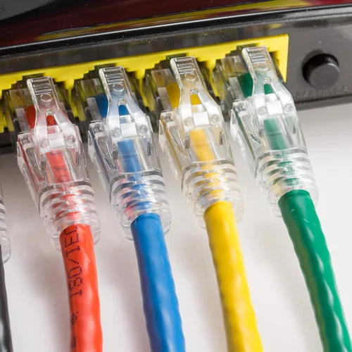 Miniatura 3 de NTW NTW - Cable de conexión de bloqueo de red patentado CAT6 de 1 pie, sin enganches, azul (NL-U6K-001BL)