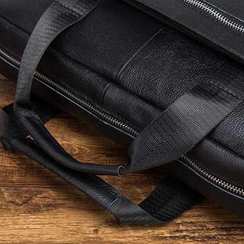 Miniatura 8 de Genuine Leather Sling Bag for Men Small Shoulder Messenger Pack for Outdoor Travel Business with Gift Box