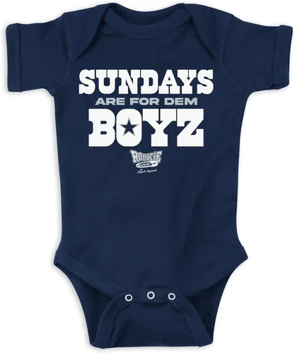 Los domingos son para Dem Boyz Ropa de Bebé para los fanáticos del fútbol americano de Dallas (NB-7T)