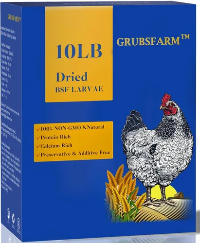 Miniatura 8 de Golosinas de pollo prémium de 2 libras, superiores a los gusanos secos de la harina, sin OMG y 85 veces más calcio que los gusanos de la comida