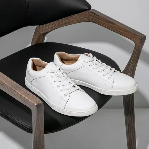 Miniatura 7 de Jousen Zapatos casuales para hombre, zapatillas de vestir de cuero, zapatos casuales de negocios para hombres, zapatillas de moda transpirables