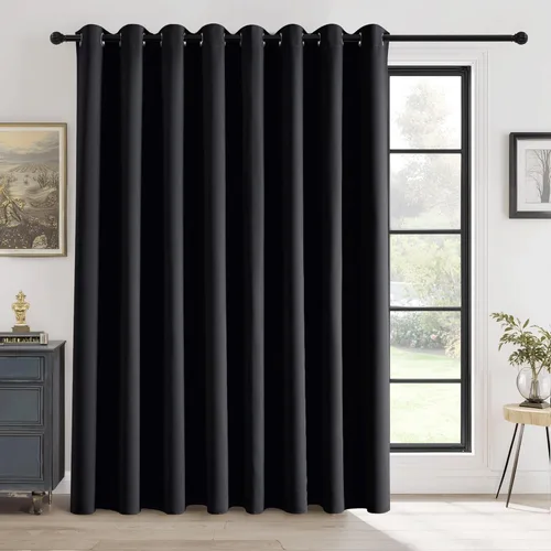 Miniatura 92 de RYB HOME - Cortinas opacas para patio - Cortinas con ojales sólidos, paneles de ventana grandes, eficiencia energética, cortinas de privacidad