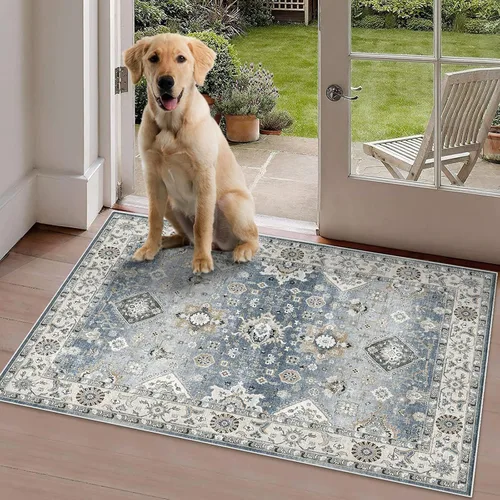 Miniatura 90 de HY HAO YUN LAI Alfombras antideslizantes para pasillos, alfombra lavable para pasillo, alfombra larga ultra suave para cocina, alfombras de acento