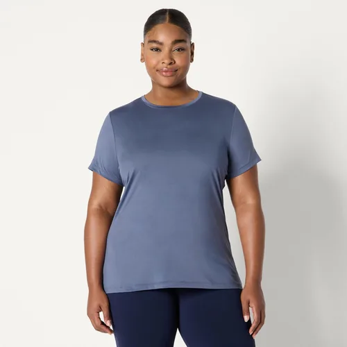 Miniatura 130 de Amazon Essentials Camiseta de manga corta con cuello redondo para mujer, de secado rápido, para entrenamiento, gimnasio, paquete múltiple