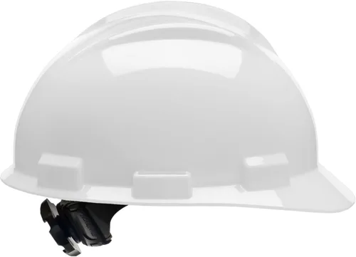Miniatura 2 de Bullard 3-Rib S61 - Casco de seguridad estilo gorra con suspensión de trinquete de 4 puntos y almohadilla de algodón para cejas Blanco