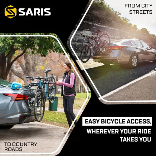 Miniatura 7 de Saris Guardian - Portabicicletas para maletero – Portabicicletas sin enganche para coche, sedán, hatchback, SUV, camioneta, montaje plegable