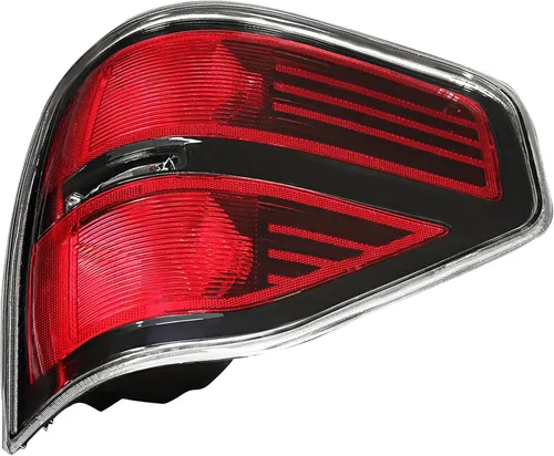 Miniatura 4 de HECASA Luz trasera compatible con Ford F-150 2009-2014 de repuesto para BL3Z13404B BL3Z13404AA W/O arnés de bombillas lente transparente carcasa