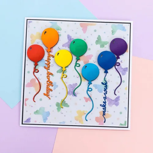 Miniatura 40 de Troqueles para álbumes de recortes, troqueles de corte de metal de cumpleaños para hacer tarjetas, plantilla de papel para manualidades, plantillas