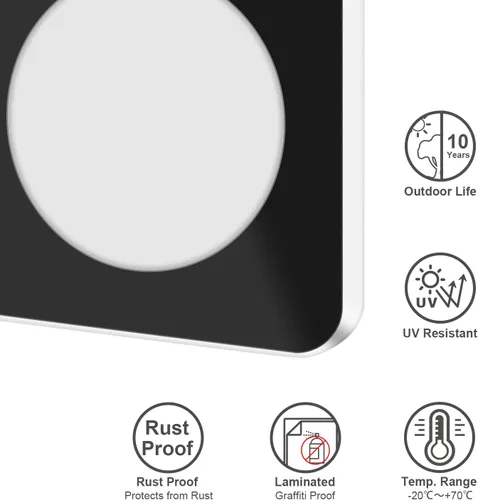 Miniatura 5 de BBMI Semáforo de control remoto, lámpara de pared LED roja amarilla verde, lámpara de tráfico de estilo de aluminio, DC9-12V (con enchufe).