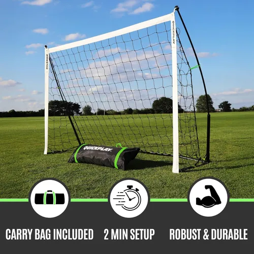 Miniatura 2 de QUICKPLAY Kickster - Arco de fútbol ultra portátil Montaje rápido y fácil Incluye red y bolsa de transporte Disponible en 7 tamaños Red