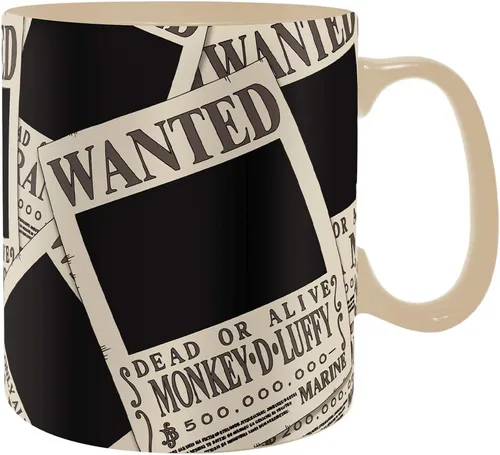 Miniatura 4 de ABYSTYLE Taza One Piece Wanted Heat Change de 16 onzas líquidas Anime Manga Drinkware Home & Kitchen Merch Gift (ABYPCK203_US)