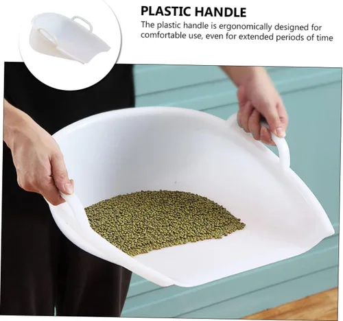Miniatura 8 de GANAZONO Recogedor de mano multiusos de plástico grueso de limpieza para granos de cocina Contenedor Estilo aleatorio