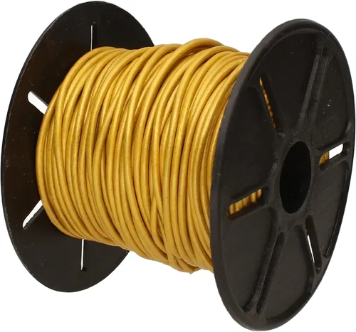 Miniatura 19 de The Beadsmith Cordón de cuero – Negro – Bobina de 0.039 in – 5 yardas/14.8 ft – Tanga de cuero indio ideal para trenzar, cuentas, collares, cordones