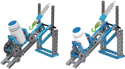 Miniatura 11 de Thames & Kosmos Kit de Experimentación Científica y Construcción de Modelos de Máquinas Simples, Introducción a la Física Mecánica, Construye 26