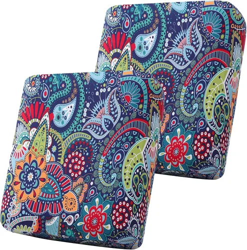 Miniatura 119 de Smiry Fundas de cojín de sofá estampadas, fundas elásticas suaves para sofá, fundas de sofá lavables antideslizantes, protector de muebles para Beige