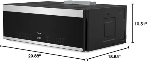 Miniatura 8 de THOR Kitchen Microondas Delgado de 30 Pulgadas Sobre la Estufa con Ventilación - Modelo TOR30L