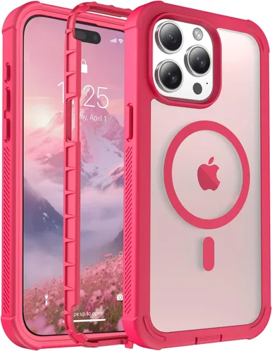 Miniatura 107 de jaroco - Funda magnética compatible con MagSafe para iPhone 11 de 6.1 pulgadas; protección de grado militar contra caídas, de doble capa