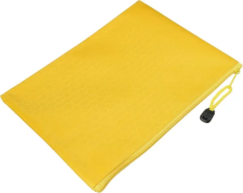 Miniatura 11 de PATIKIL Bolsas impermeables con cremallera, paquete de 10 unidades tamaño A4 para documentos organizador de almacenamiento para suministros de Azul