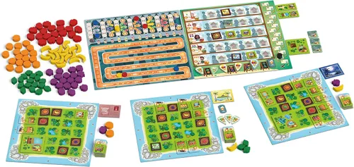 Miniatura 8 de Capstone Games: Juicy Fruits, juego de mesa de estrategia, juego rápido y fácil, cultiva deliciosas frutas en el paraíso de 1 a 4 jugadores, tiempo