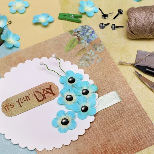 Miniatura 6 de Hotop 500 piezas de chinches de latón para manualidades de papel, sujetadores redondos de metal para arte, manualidades, proyectos escolares, Negro