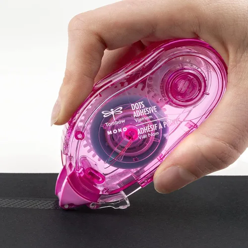 Miniatura 3 de Tombow 62147 MONO - Aplicador de puntos adhesivos. Cinta fácil de usar para una variedad de usos, multicolor