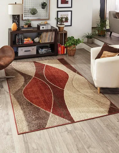 Miniatura 10 de Unique Loom Colección Otoño Alfombra de Área - Plantation (3' 3" Redonda, Multicolor/Beige)