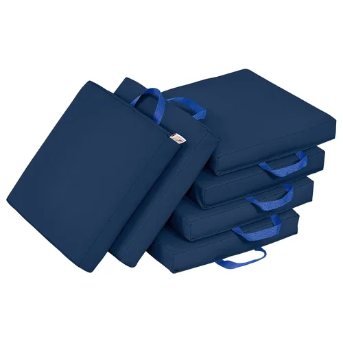 Miniatura 14 de ECR4Kids SoftZone - Cojines de suelo, cuadrados, asientos flexibles, surtidos, 6 piezas
