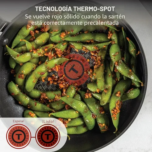 Miniatura 4 de T-Fal Ultimate - Juego de utensilios de cocina anodizados y antiadherentes de 17 piezas, juego de ollas y sartenes antiadherentes con sartén, Ónice