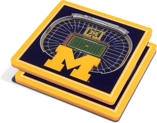 Miniatura 21 de YouTheFan NCAA - Posavasos con vista de estadio en 3D
