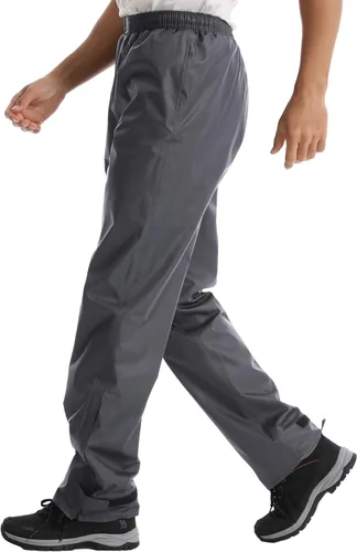 Miniatura 2 de iCreek Pantalones de lluvia para hombre, impermeables, resistentes al viento, ligeros, para senderismo, trabajo, lluvia, al aire libre, para golf