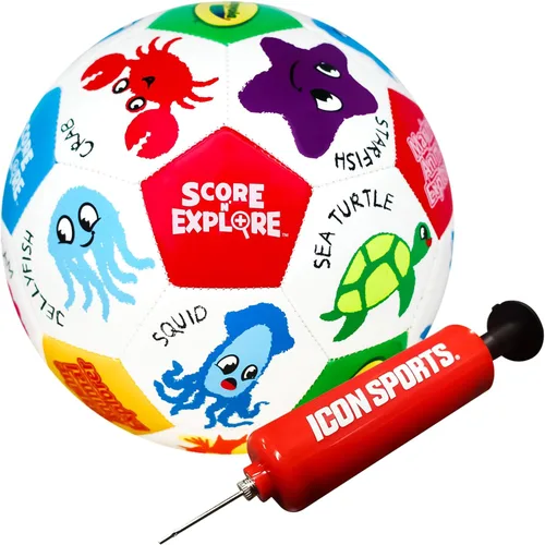 Miniatura 16 de Crayola Balón de fútbol oficial - Unisex Niños - CRAY302BL Zoo Animal Talla 5