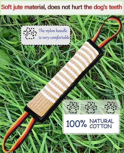 Miniatura 5 de Clysoru Juguete de yute resistente para perros