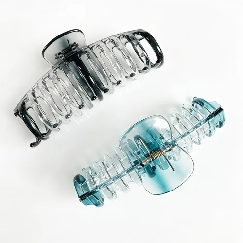 Miniatura 7 de Pinzas para el cabello extra grandes de 5.5 pulgadas para cabello largo y grueso, pinzas para el cabello de mujer, 2 unidades, accesorios