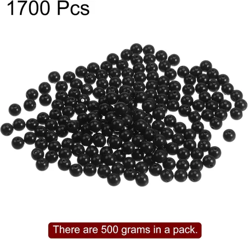 Miniatura 3 de HARFINGTON 1700 cuentas redondas acrílicas de 0.315 pulgadas (0.315 in), cuentas sueltas de burbujas para manualidades, colores dulces surtidos