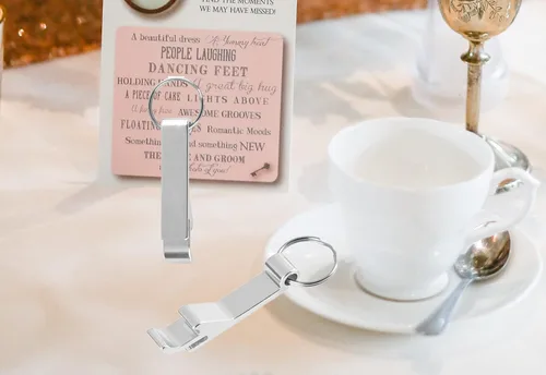 Miniatura 3 de 30 unidades de abrebotellas de tamaño de bolsillo personalizado para fiesta de boda, recuerdos de boda para invitados, abrebotellas personalizados
