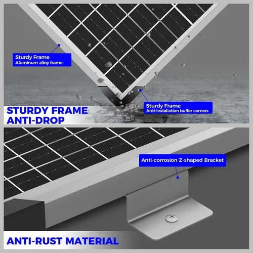 Miniatura 4 de Voltset - Kit de panel solar de 50 W 12 V, mantenedor de cargador de batería solar, panel solar impermeable + controlador de carga de actualización