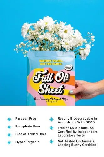 Miniatura 4 de Shinesty Tiras de detergente ecológicas, hipoalergénicas y libres de plástico (30 hojas) Boulder Breeze