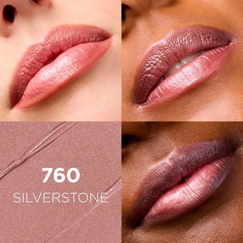 Miniatura 2 de L'Oréal Paris Colour Riche Original, Lápiz labial cremoso hidratante satinado con aceite de argán y vitamina E, Silverstone, 1 unidad