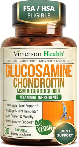 Glucosamina Condroitina MSM – Suplemento de apoyo articular para mujeres y hombres con sulfato de glucosamina 1500 mg, condroitina y MSM – para el