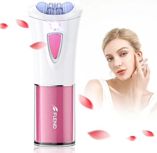 Mini Epilator, Facial Hair Remover for Women, Full Body Smooth Glide Epilator, Portable Electric Lady Shaver for Face, Armpits, Arms, Bikini, and