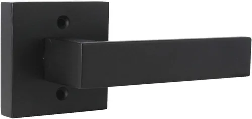 Miniatura 154 de Probrico Paquete de 4 manijas de puerta simuladas en negro mate, manijas interiores que no giran, manijas reversibles resistentes para interiores