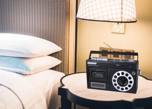 Miniatura 5 de HANNLOMAX HX-601K Grabadora portátil de casete de radio AM/FM con Bluetooth, grabaciones desde micrófono o radio incorporado, conector para Negro