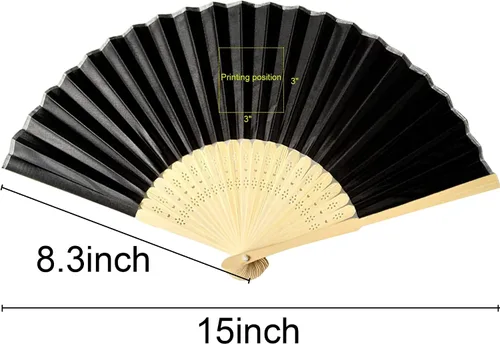 Miniatura 3 de Fans personalizados a granel para fanáticos de la seda personalizados, suministros para bodas, despedidas de soltero, regalos de invitados, damas